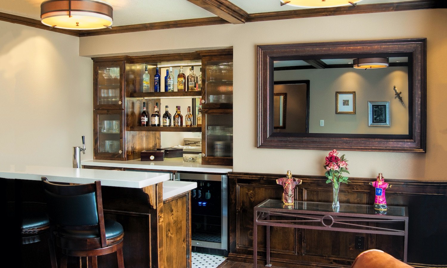 The Ultimate Home Bar Tv Mirror